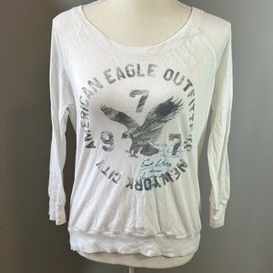 American eagle graphic long sleeve tee